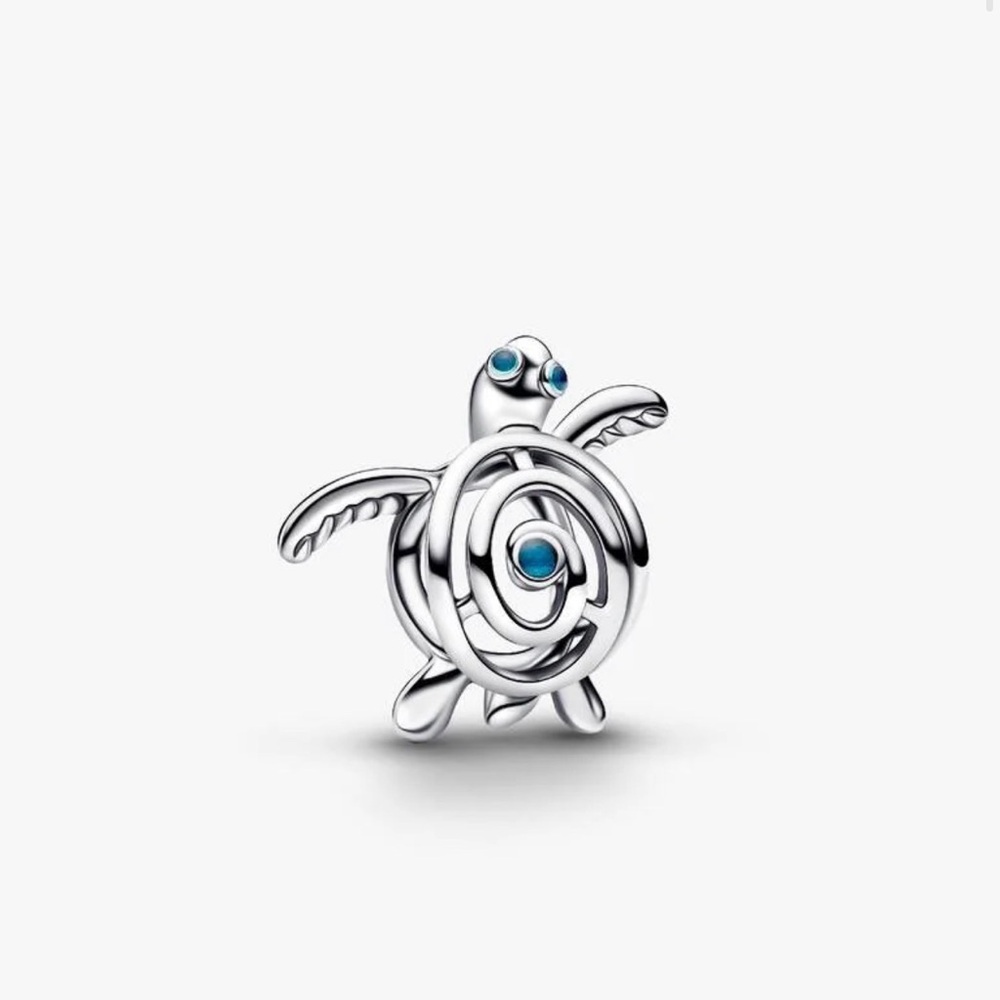 Authentic Pandora Openwork Sea Turtle Charm